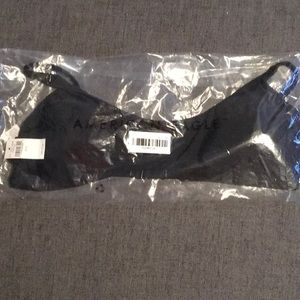 Brand new aerie black bikini top